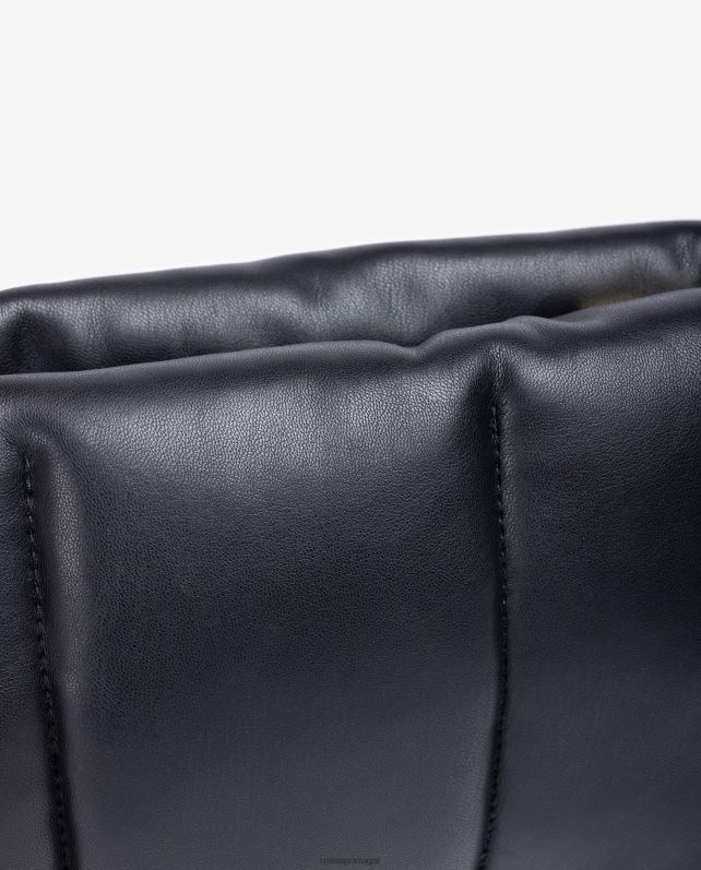 Unisa bolsa acolchoada tamanho médio mulheres 6V2Z61164 preto