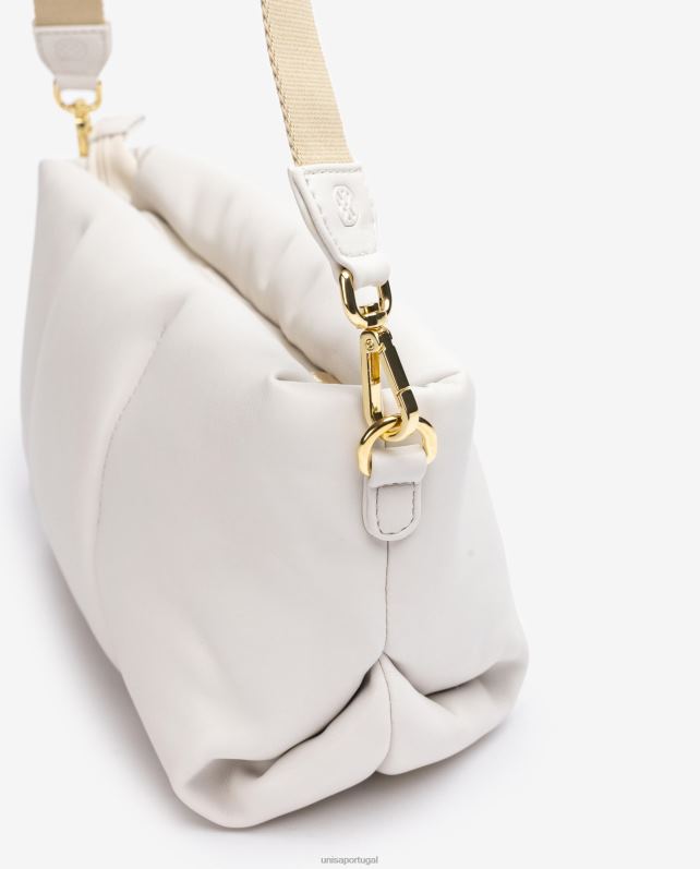 Unisa bolsa acolchoada tamanho médio mulheres 6V2Z61166 branco