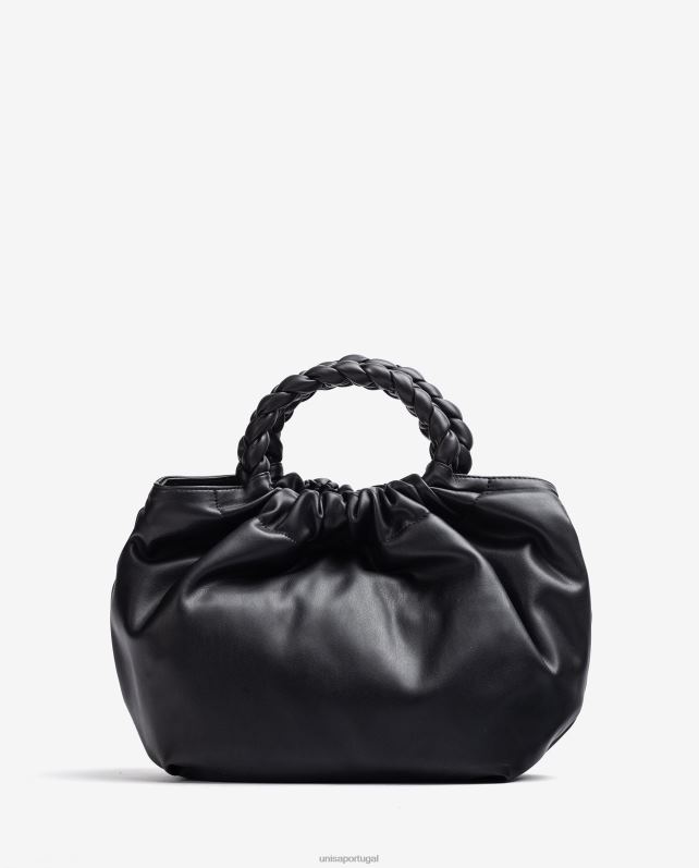 Unisa bolsa alça redonda mulheres 6V2Z61173 preto
