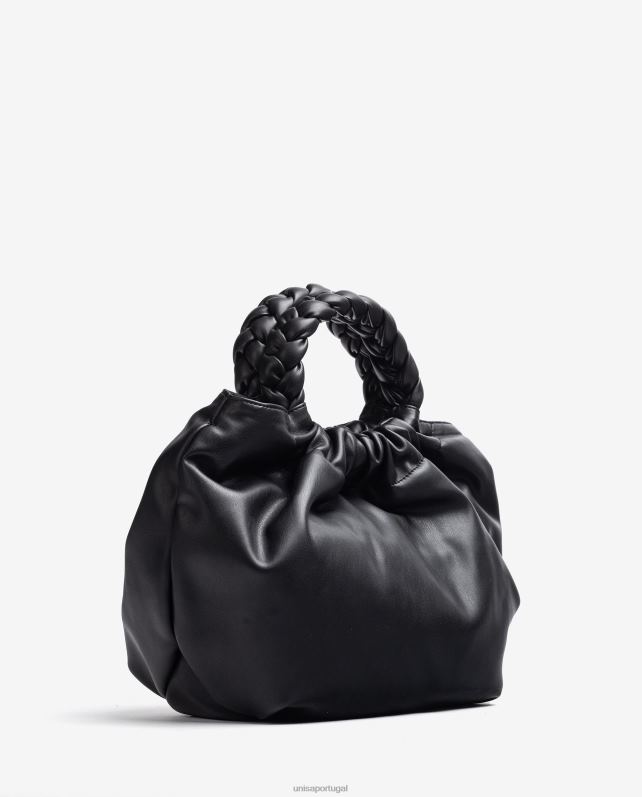 Unisa bolsa alça redonda mulheres 6V2Z61173 preto