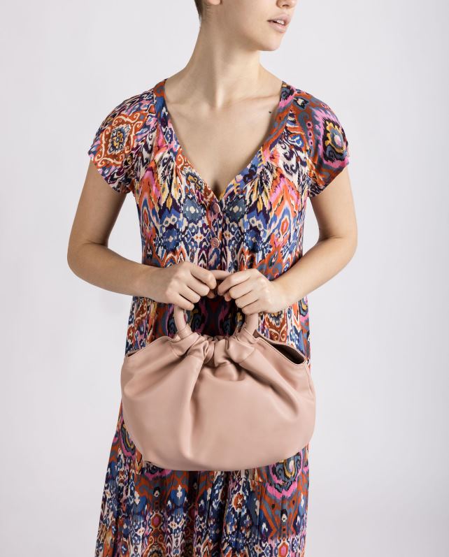 Unisa bolsa alça redonda mulheres 6V2Z61179 rosa