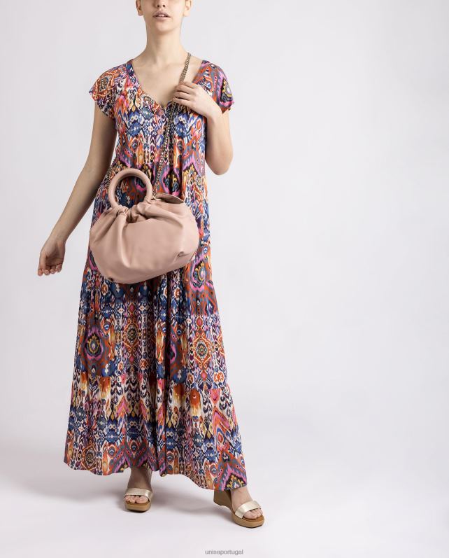 Unisa bolsa alça redonda mulheres 6V2Z61179 rosa