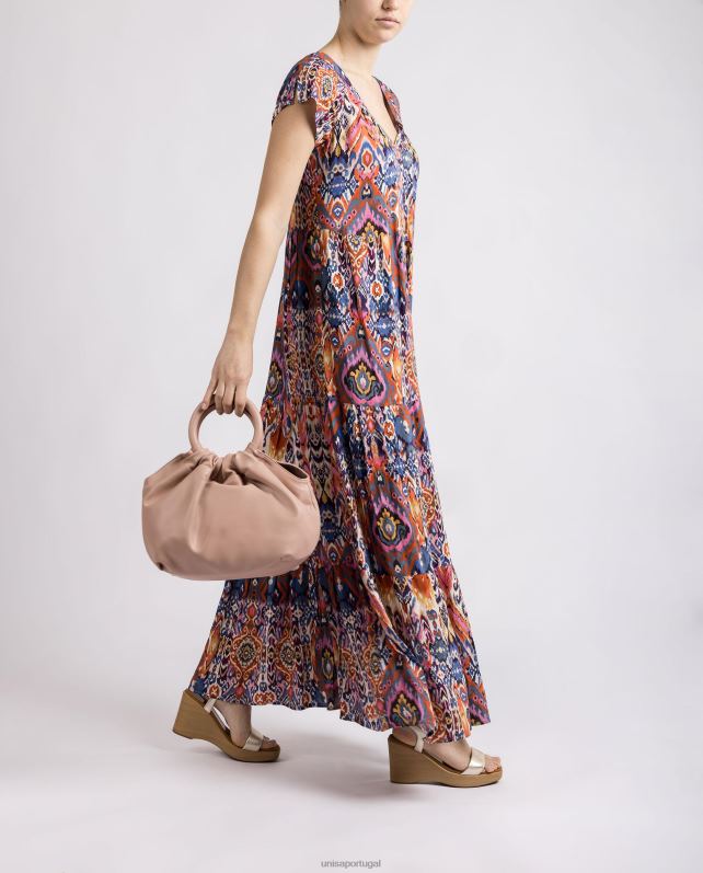 Unisa bolsa alça redonda mulheres 6V2Z61179 rosa