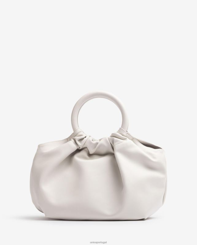 Unisa bolsa alça redonda mulheres 6V2Z61180 branco