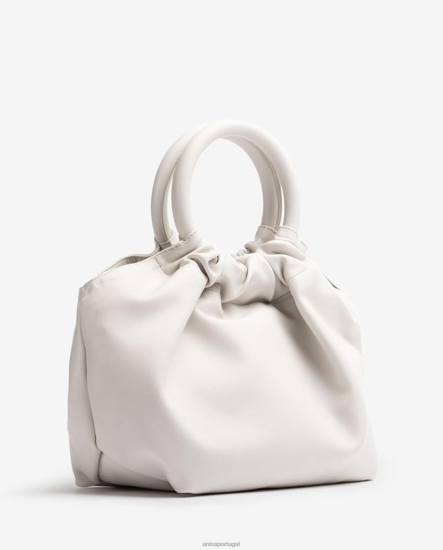 Unisa bolsa alça redonda mulheres 6V2Z61180 branco