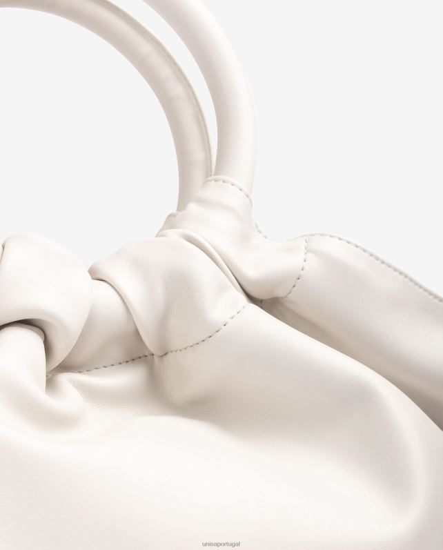 Unisa bolsa alça redonda mulheres 6V2Z61180 branco