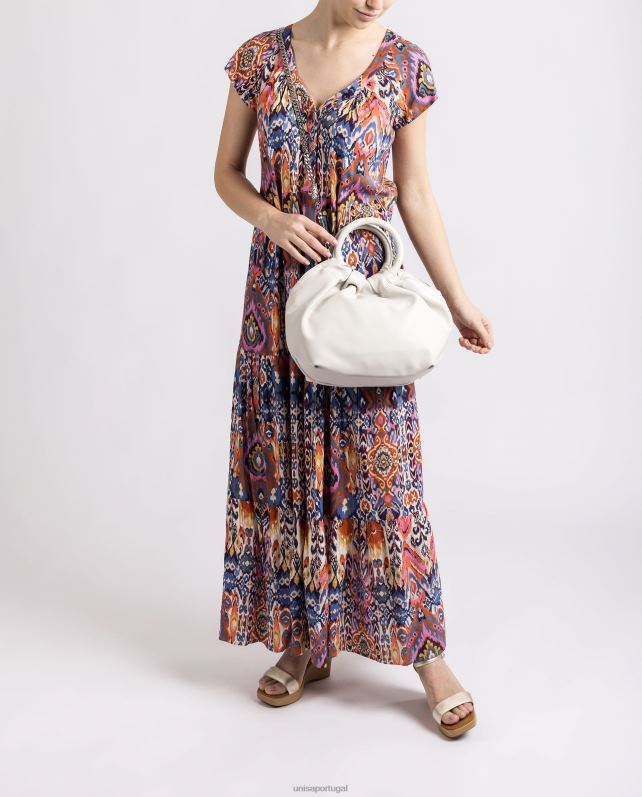 Unisa bolsa alça redonda mulheres 6V2Z61180 branco