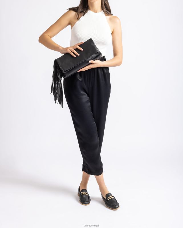 Unisa bolsa com borlas mulheres 6V2Z61159 moda