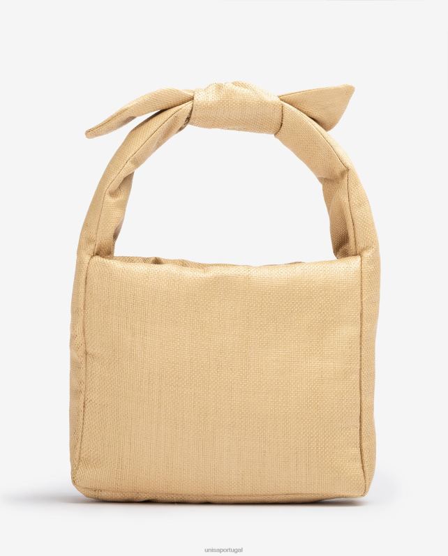 Unisa bolsa de ombro com laço mulheres 6V2Z61319 moda