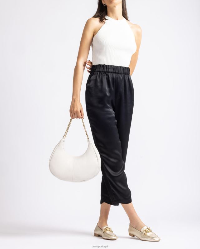 Unisa bolsa de ombro tamanho médio mulheres 6V2Z61168 branco