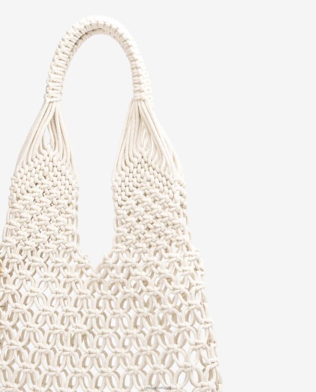 Unisa saco de algodão trançado à mão mulheres 6V2Z61169 moda