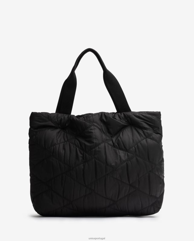 Unisa bolsa acolchoada superleve mulheres 6V2Z61128 preto