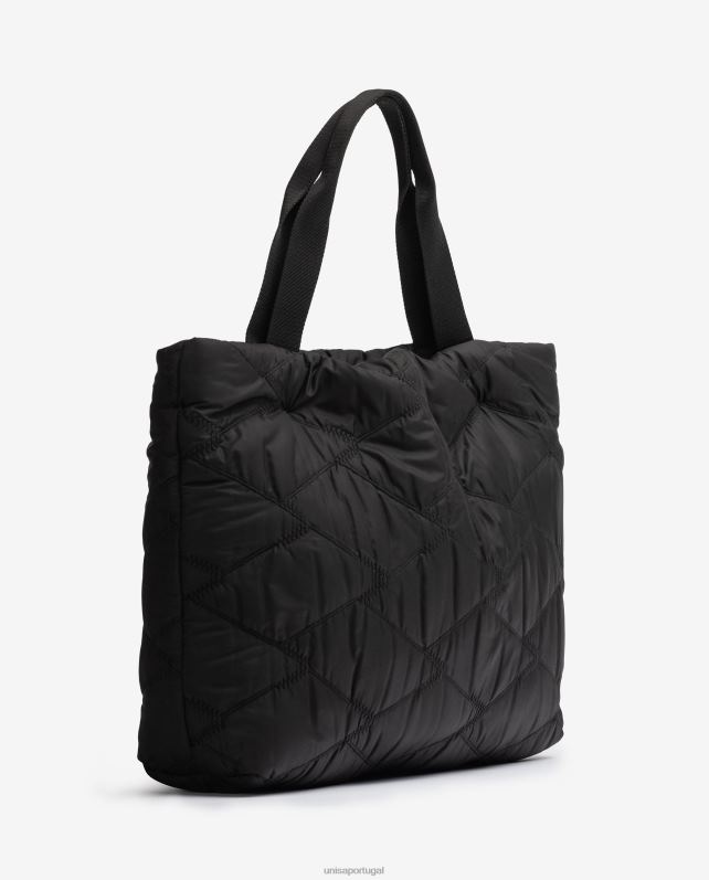 Unisa bolsa acolchoada superleve mulheres 6V2Z61128 preto
