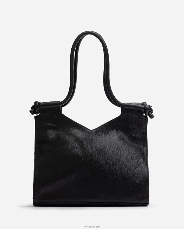 Unisa bolsa de ombro com nó mulheres 6V2Z61146 preto