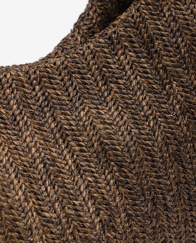 Unisa bolsa de ombro grande mulheres 6V2Z61101 marrom