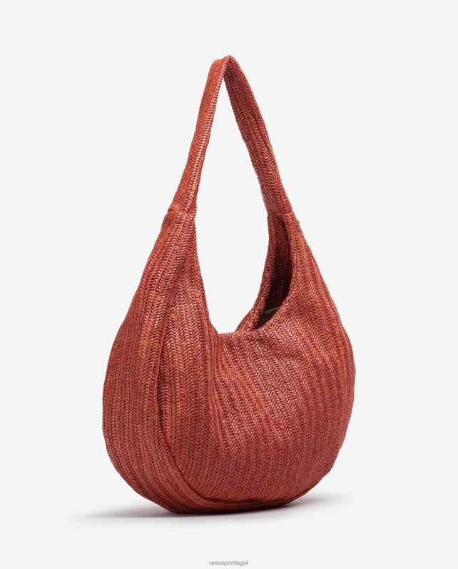 Unisa bolsa de ombro grande mulheres 6V2Z61102 papoula