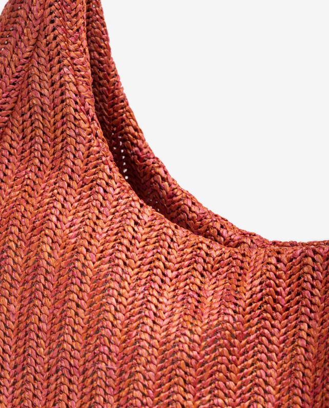 Unisa bolsa de ombro grande mulheres 6V2Z61102 papoula