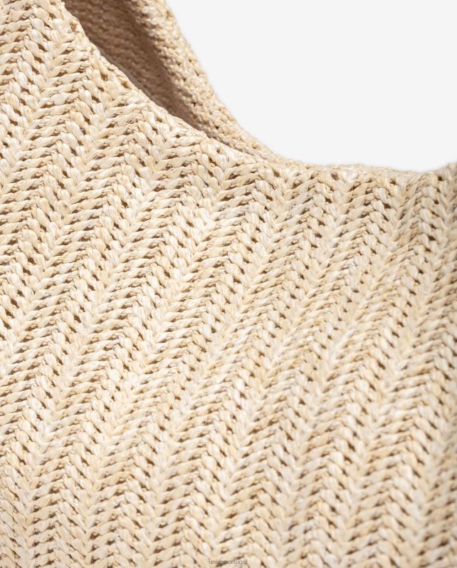 Unisa bolsa de ombro grande mulheres 6V2Z61103 marrom