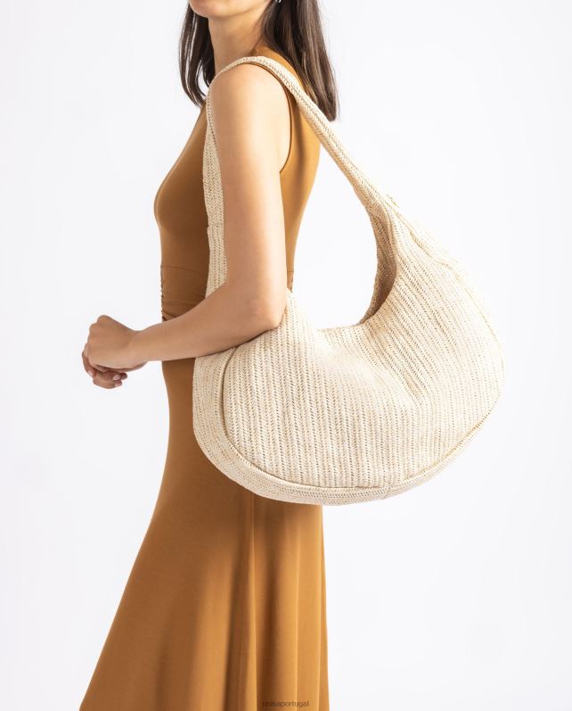 Unisa bolsa de ombro grande mulheres 6V2Z61103 marrom