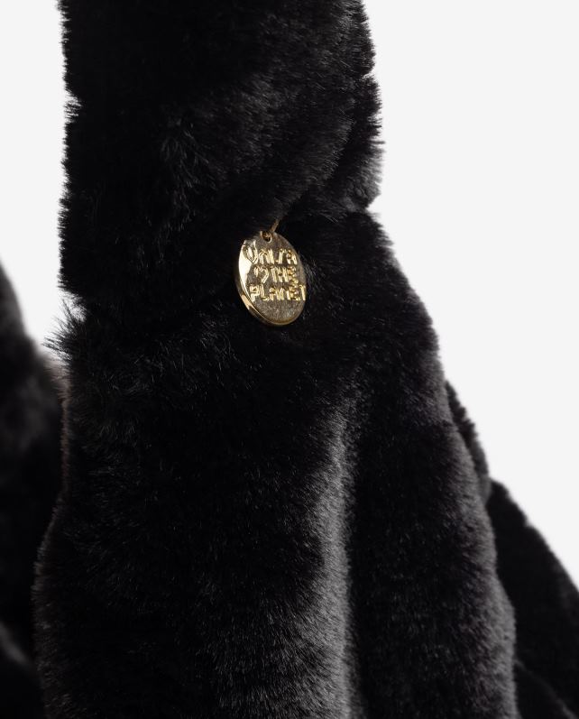 Unisa bolsa de tecido reciclado mulheres 6V2Z61124 preto