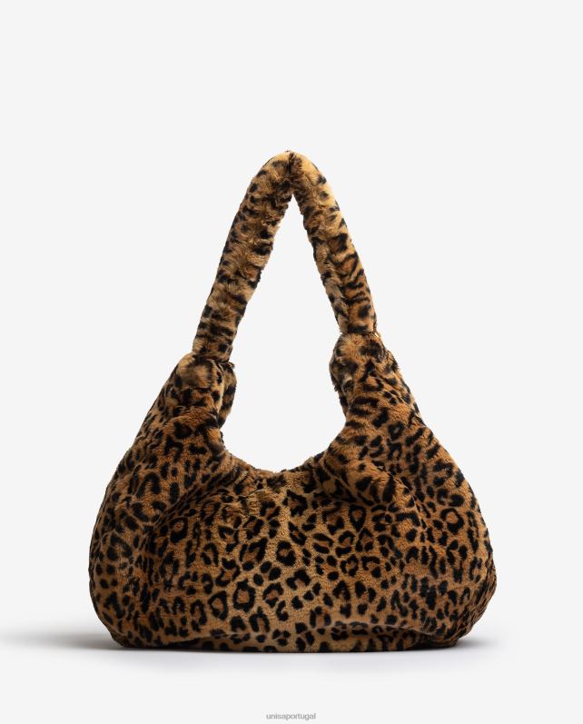 Unisa bolsa de tecido reciclado mulheres 6V2Z61125 preto