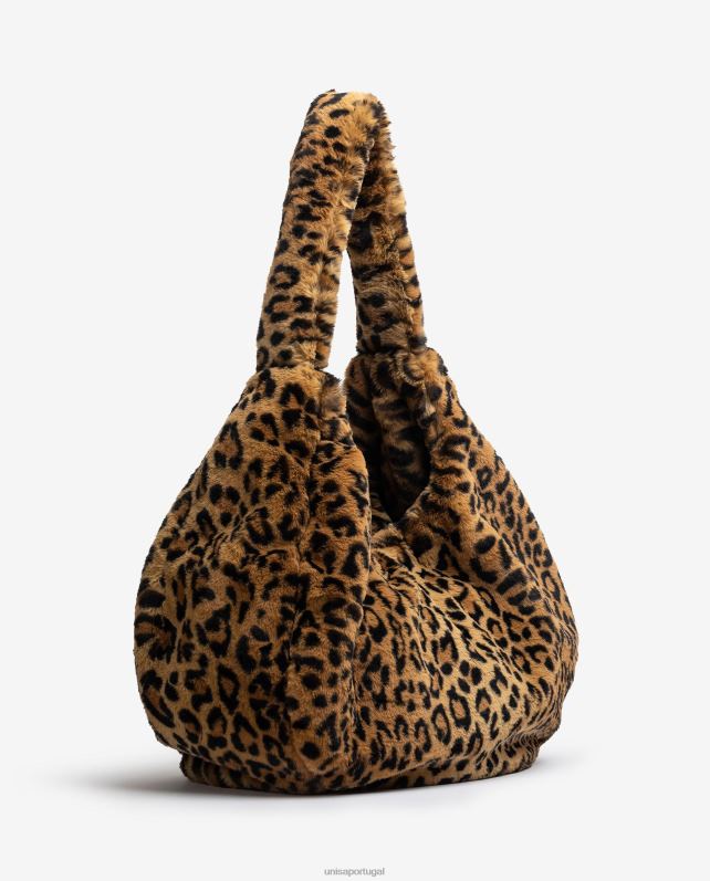 Unisa bolsa de tecido reciclado mulheres 6V2Z61125 preto