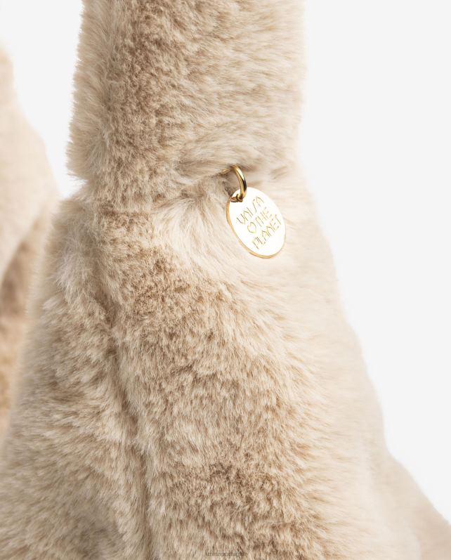 Unisa bolsa de tecido reciclado mulheres 6V2Z61126 bege