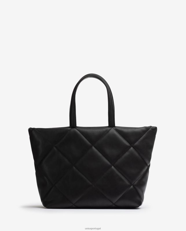 Unisa bolsa efeito matelassê mulheres 6V2Z61133 preto