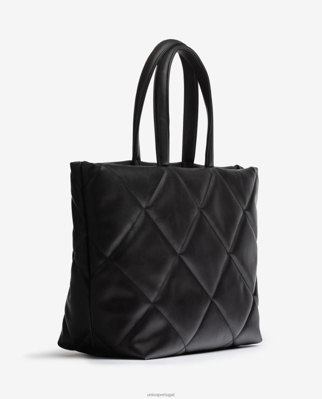 Unisa bolsa efeito matelassê mulheres 6V2Z61133 preto