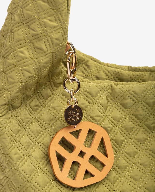 Unisa bolsa fluorescente acolchoada mulheres 6V2Z61141 verde