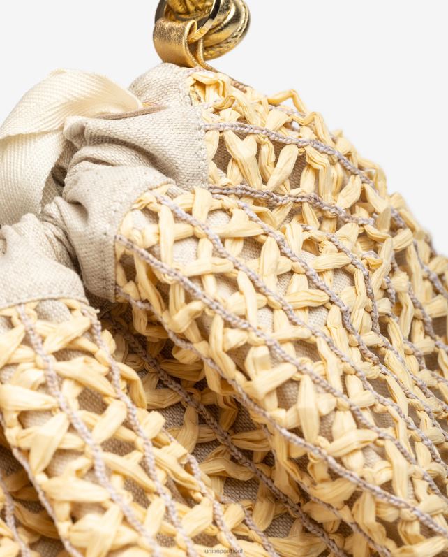 Unisa bolsa grande de ráfia mulheres 6V2Z61111 moda