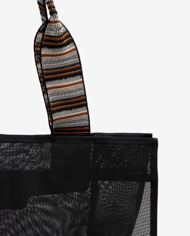 Unisa saco de malha grande mulheres 6V2Z61117 preto