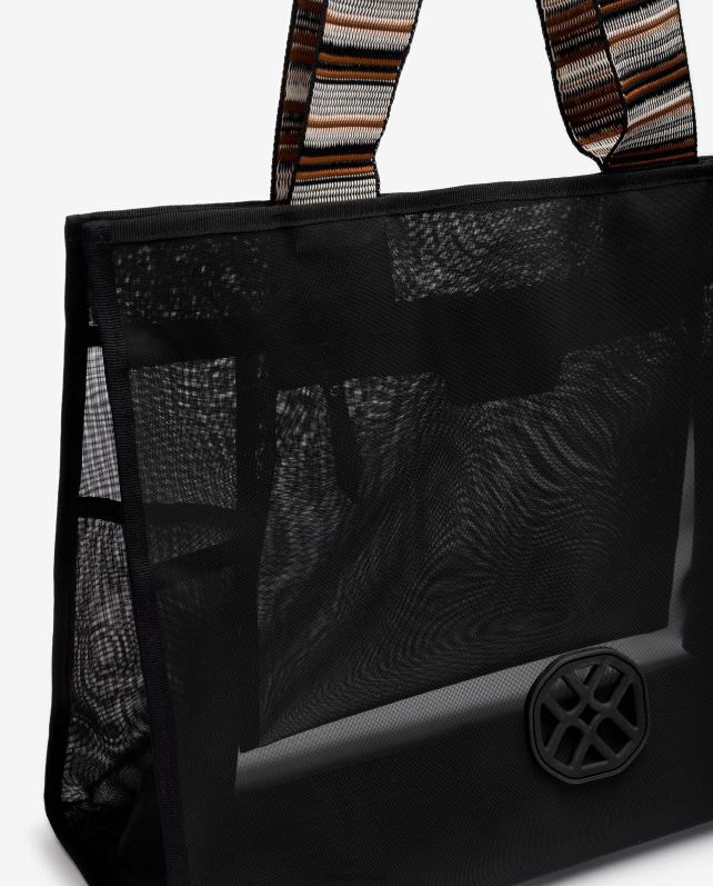 Unisa saco de malha grande mulheres 6V2Z61117 preto