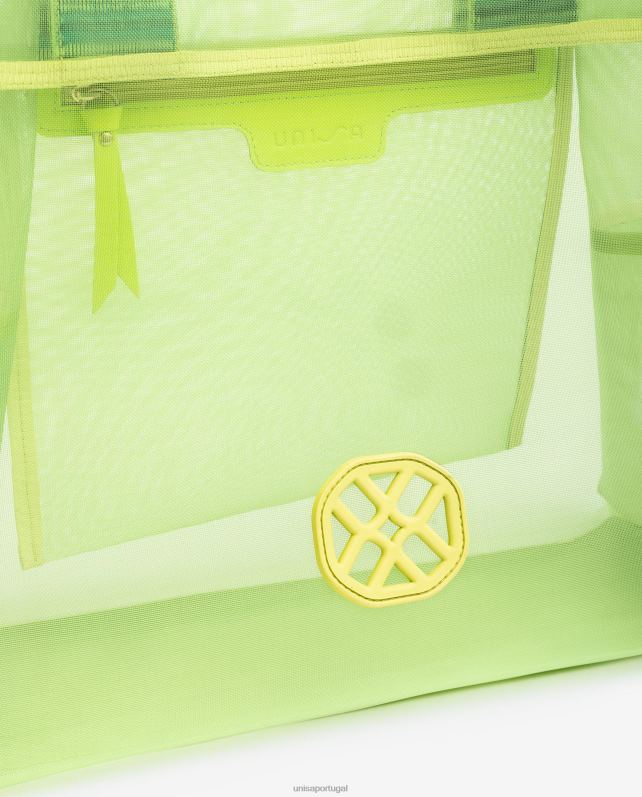 Unisa saco de malha grande mulheres 6V2Z61118 amarelo