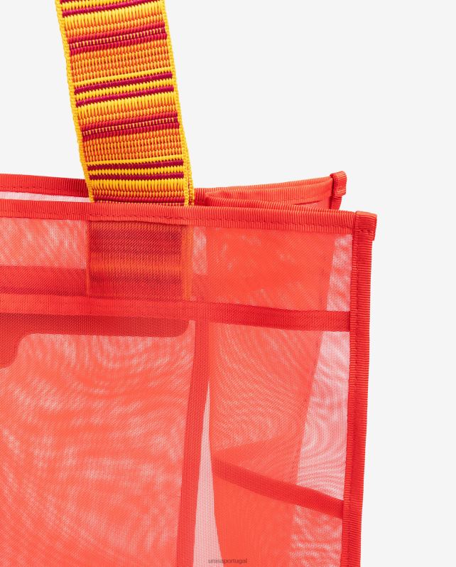 Unisa saco de malha grande mulheres 6V2Z61120 vermelho