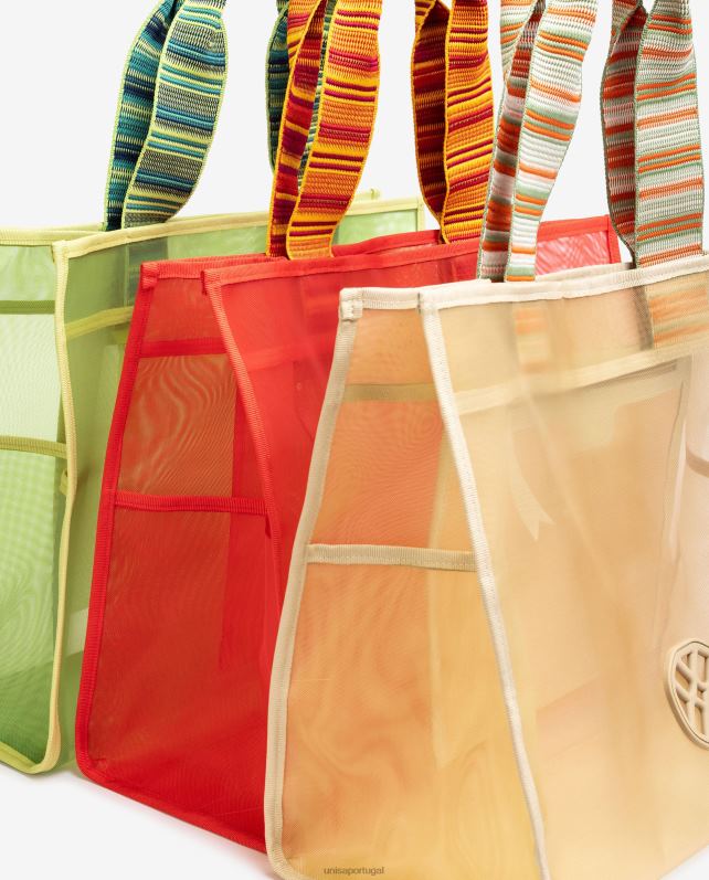 Unisa saco de malha grande mulheres 6V2Z61120 vermelho