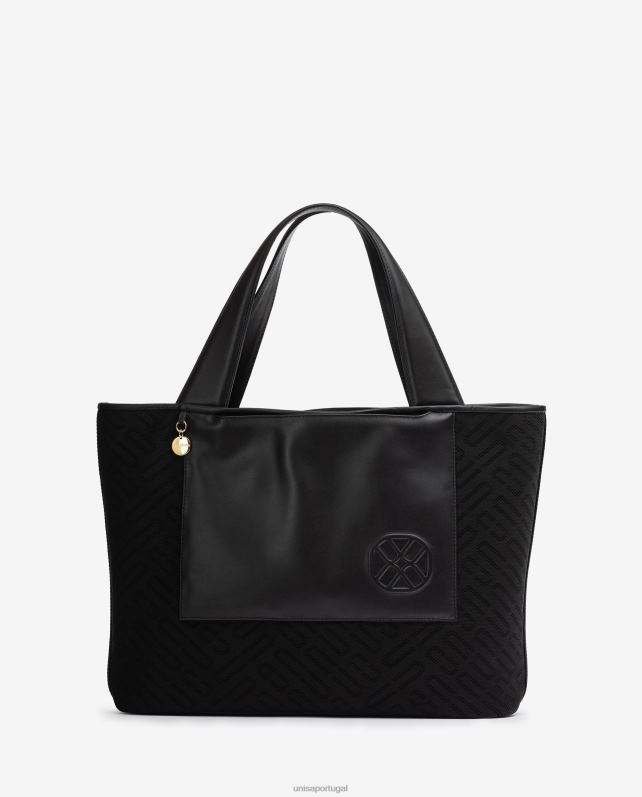 Unisa sacolinha de tecido mulheres 6V2Z61136 preto