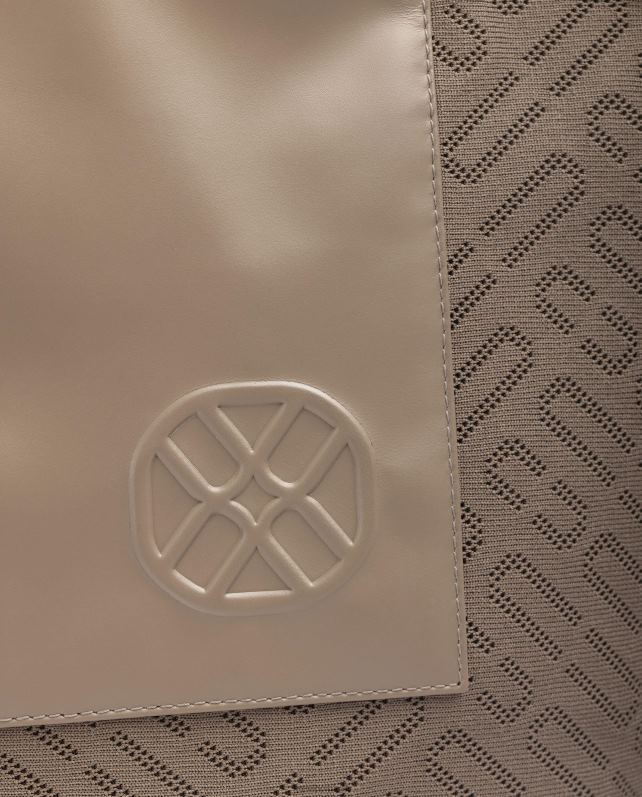 Unisa sacolinha de tecido mulheres 6V2Z61137 marrom