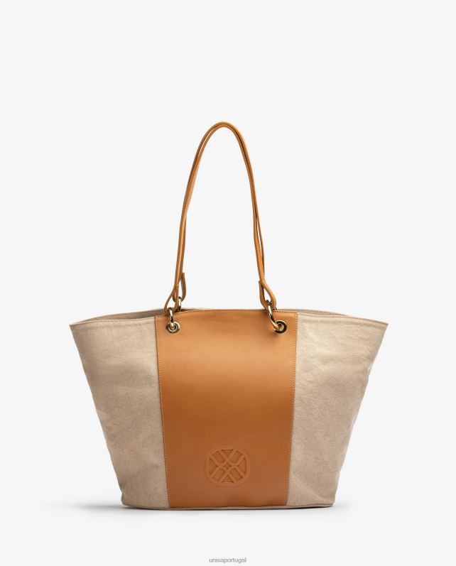 Unisa sacolinha ecolino mulheres 6V2Z61105 marrom