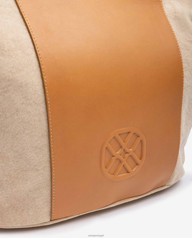 Unisa sacolinha ecolino mulheres 6V2Z61105 marrom