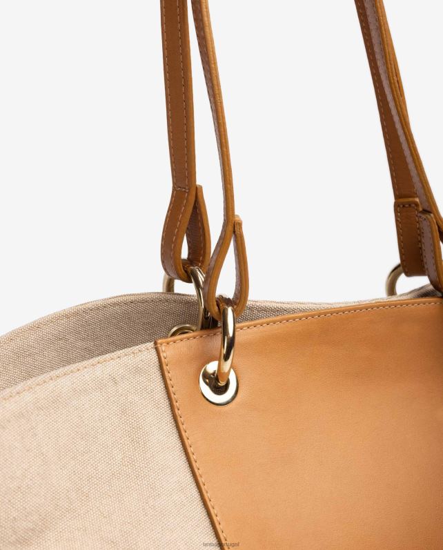 Unisa sacolinha ecolino mulheres 6V2Z61105 marrom