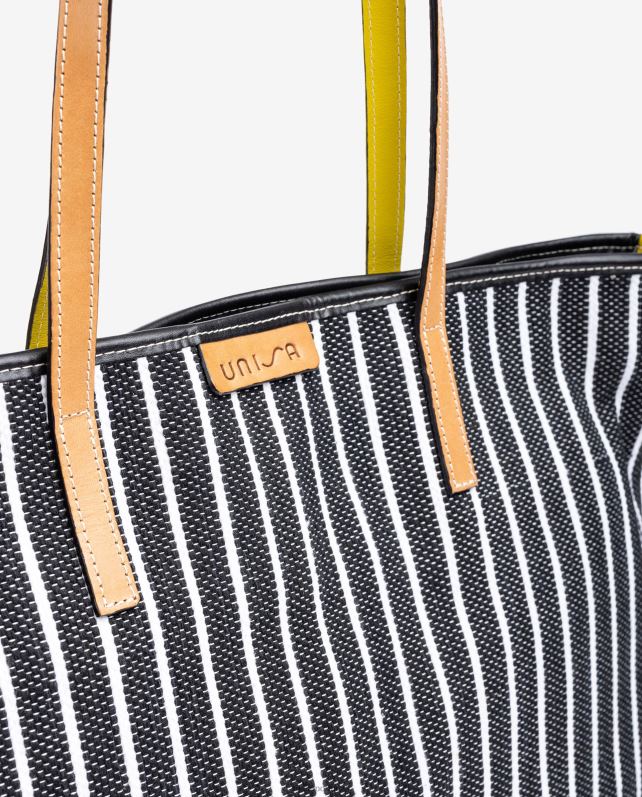 Unisa sacolinha feita com jarapa mulheres 6V2Z61112 preto