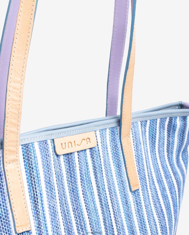 Unisa sacolinha feita com jarapa mulheres 6V2Z61113 azul