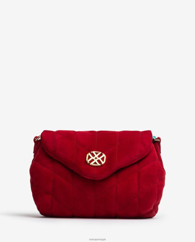Unisa bolsa acolchoada mulheres 6V2Z61215 vermelho