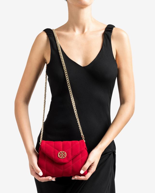 Unisa bolsa acolchoada mulheres 6V2Z61215 vermelho