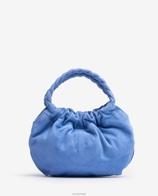Unisa bolsa com alças trançadas mulheres 6V2Z61187 azul