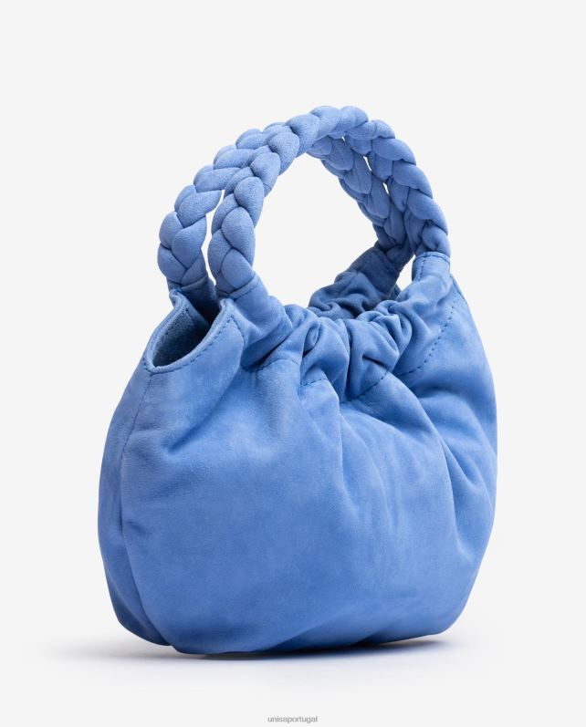 Unisa bolsa com alças trançadas mulheres 6V2Z61187 azul