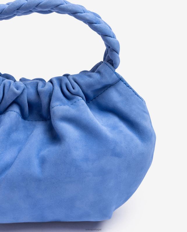 Unisa bolsa com alças trançadas mulheres 6V2Z61187 azul
