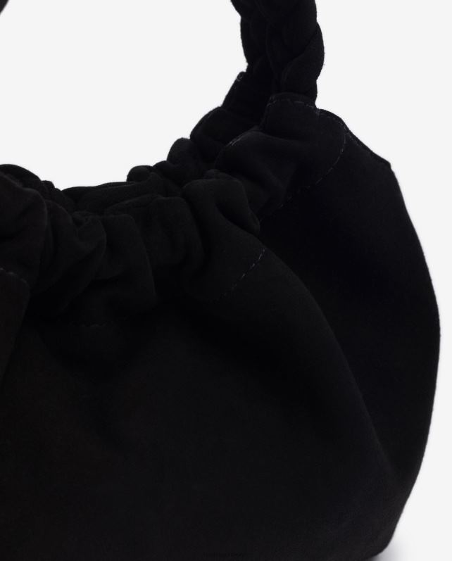 Unisa bolsa com alças trançadas mulheres 6V2Z61188 preto