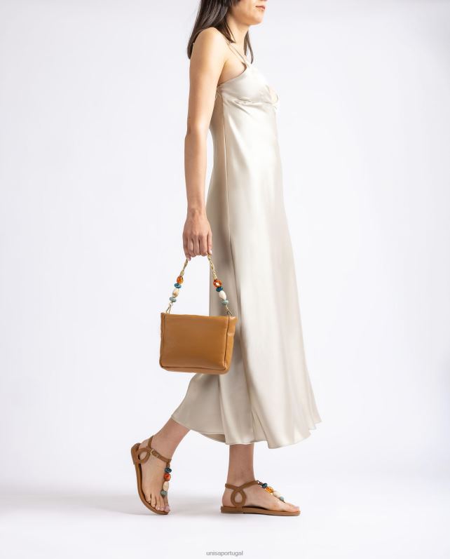 Unisa bolsa com guarnição mulheres 6V2Z61193 marrom